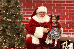 Emily at 2-years-old with Santa